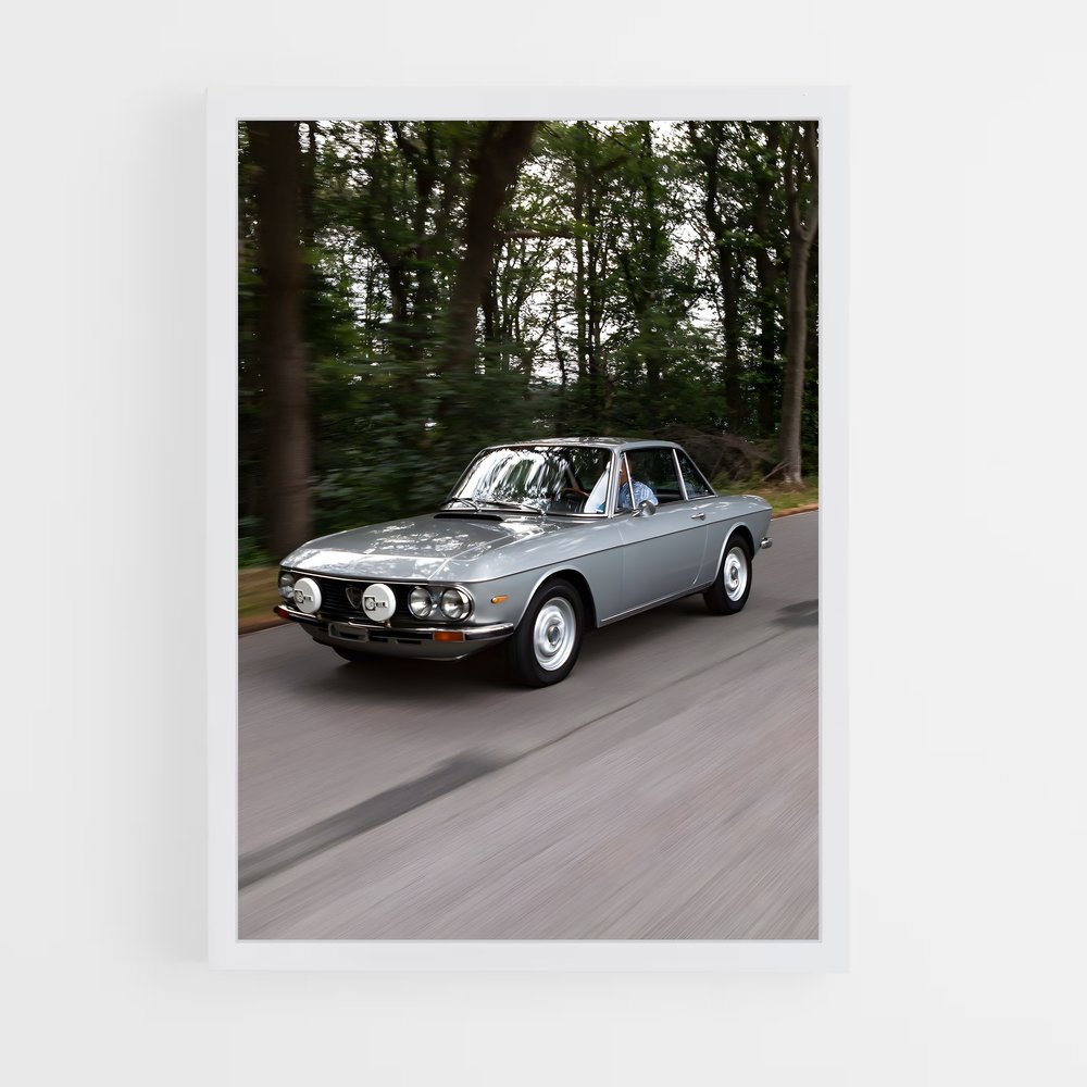 Poster Fulvia coupe – affiche Lancia (vue 3)